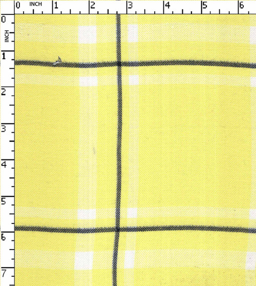 100% Viscose Yarn Dyed Twill Big Check Yellow/White/Black/Silver Lurex   Gsm-168 Vec-495-Gb