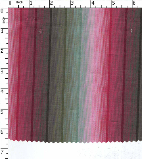 100% Cotton Yarn Dyed Dobby Satin Stripe Pink/Green/White   Gsm-119 Vec-325-Gb
