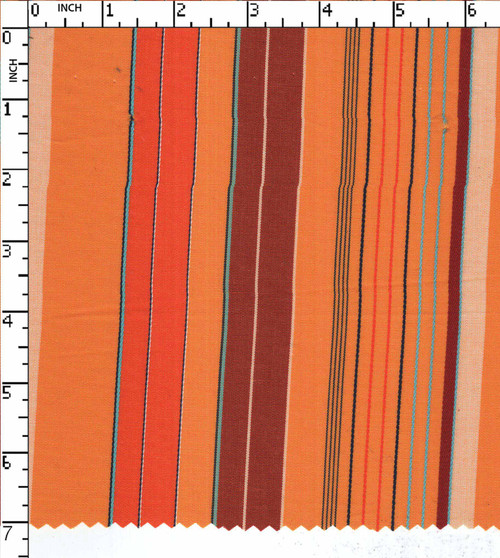 100% Cotton Yarn Dyed Dobby Rib Stripe Mustard/Brown/Navy/White/Orange   Gsm-112 Vec-1197-Gb