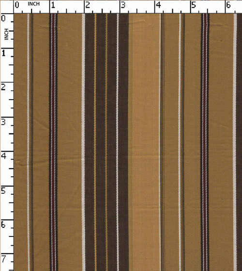 100% Cotton Yarn Dyed Dobby Rib Stripe Green/Dk.Brown/White   Gsm-140 Vec-1201-Gb