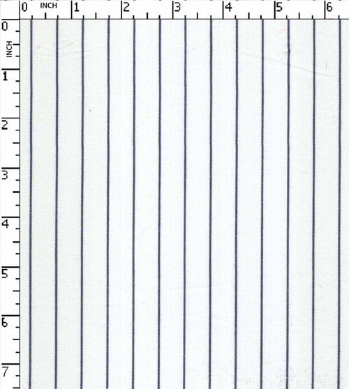 100% Cotton Yarn Dyed Plain Pin Stripe White/Navy   Gsm-114 Jec-624-Gb