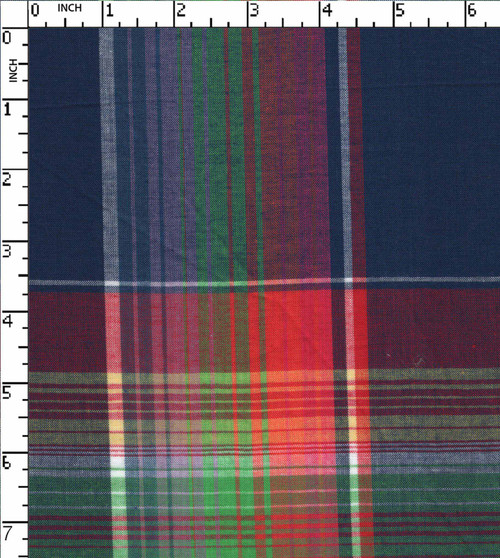 100% Cotton Yarn Dyed Plain Madras Check Navy/Red/Pink/Yellow/Green/White  Width-54 Gsm-103 Mcc-45-Gb
