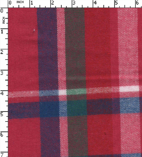 Cotton Polyester Yarn Dyed Twill Flannel Check Pink/White/Red/Blue/Green Brushed Recycled W-58 Gsm-159 Jec-15667-Kb
