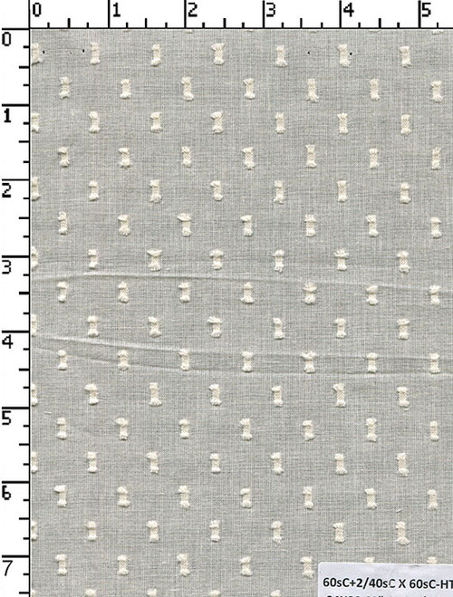 100% Cotton Greige Dobby Butta Natural  60S C+2/40S C X 60S C-Ht - 84X80 Awm-C42