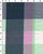 100% Cotton Yarn Dyed Plain Big Checks Navy/Pink/Green   Gsm-119 Jepc-615