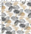 SCM 100% Cotton Printed Plain Leaf White/Mustard/Black  30X30 Both Side Slub W-58 Gsm-118 Scm-22345-Ed 