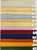 100% Spun Polyester Solid Dyed Twill Cross Dyed Color Chart