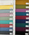 60% Polyester 40% Cotton Solid Dyed 2/2 Twill Shirting Color Chart