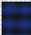 97% Cotton 3% Lycra Yarn Dyed Twill Medium Check Royal Blue/Black