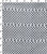 100% Polyester Rfd Lace Thin Thick Stripe