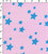 100% Cotton Printed Satin Star