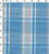 Cotton Poly Yarn Dyed Plain Medium Checks Turq/Grey/White   Gsm-115 Vee-1005-1-Ia