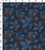 100% Cotton Printed Plain Flower Navy/Blue/Orange  40X40-120X100 Gsm-149 Dec-1234-Ia
