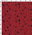 100% Cotton  Printed Plain Star Red/Black  Fil-A-Fil Gsm-123 Mif-3199-Bb