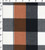 100% Cotton Yarn Dyed Plain Medium Check White/Black/Brown   Gsm-97 Jec-12911-Bb