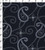 100% Rayon Printed Plain Paisley Navy/White/Grey   Gsm-125 Jec-Jpa509-Bb