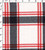 100% Cotton Yarn Dyed Twill Big Check White/Black/Red   Gsm-118 Wid-1244-Cb