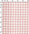 100% Cotton Yarn Dyed Plain Gingham Check White/Peach   Gsm-127 Vec-5445-Gb