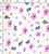 100% Rayon Printed Plain Floral White/Purple/Lavendar  30X30-80X60Width-54 Gsm-123 Kei-Wp77-Ib