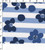100% Cotton Printed Plain Stripe With Floral Blue/White/Navy   W-58 Gsm-114 Aka-Ab5708-Kb