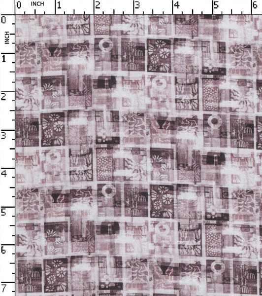 100% Cotton Printed Satin Abstarct