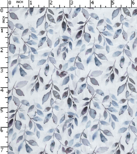 100% Cotton Printed Satin Leaf