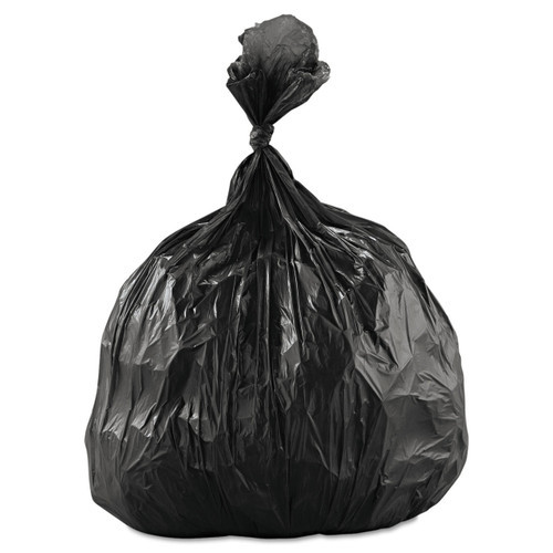 16 Gallon Can Liners, 24" x 32", .35 Mil, Low-Density, Light-Grade, Black, (500/Case) | Boardwalk