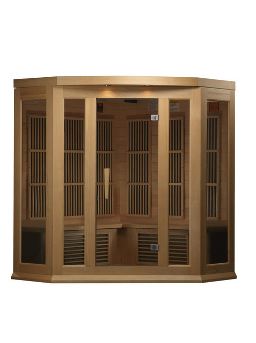 Golden Designs Maxxus Low EMF FAR Infrared Hemlock Sauna