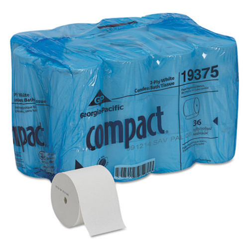 Georgia-Pacific Coreless Bath Tissue, 2-Ply (1000 sheets/roll) (36 rolls/case)