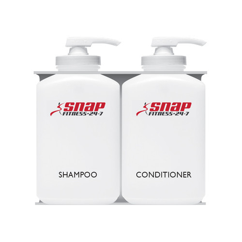 Snap Fitness Bulk Personal Care 2 Chambers Refillable Dispenser