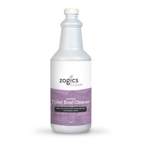 Zogics Low Acid Toilet Bowl Cleaner (32 oz or Case of 12)
