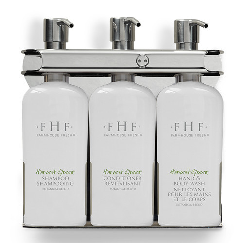 Farmhouse Fresh Harvest Green Aquamenties 3 Chamber Refillable Dispenser