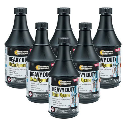 Heavy Duty Drain Opener, 20 oz (Case of 6) | Instant Power