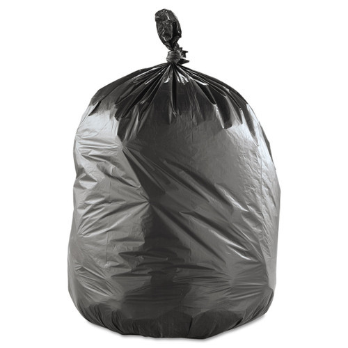 60 Gallon Can Liners, 38" x 58", 19 Mic, High-Density, Extra Heavy-Duty, Black, (150/Case) | Inteplast Group