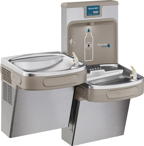 ELKAY Enhanced EZH20 Bottle Filling Station, Bi-Level, Quick Filter Change, Stainless Steel, LZSTL8WSSP