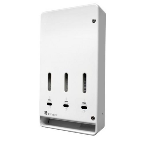 Evogen EVNT6 Tri-Vend High-Capacity No-Touch Feminine Care Dispenser