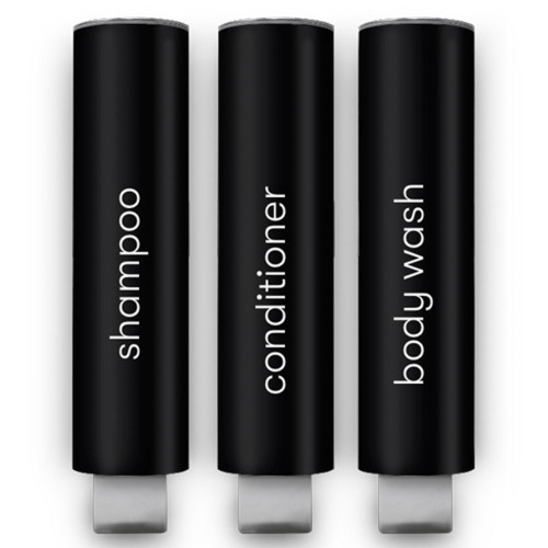 Kure Stainless Steel 3 Chamber Refillable Dispenser