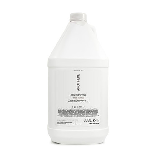 Apotheke Body Lotion, White Vetiver (1 Gallon)