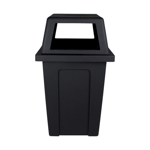 Sentry 45 Gallon LPDE Square Outdoor Trash Can | Busch Systems