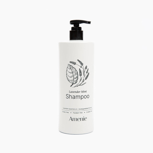 Amenie Lavender Mint Shampoo, 16.2 oz EcoLux Bottle