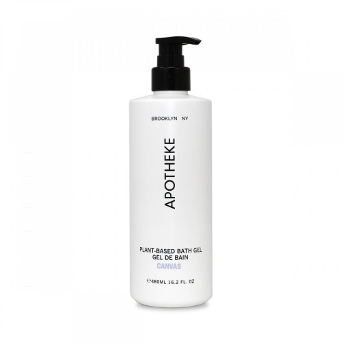 Apotheke Canvas Bath Gel, 16 oz Refillable Bottle