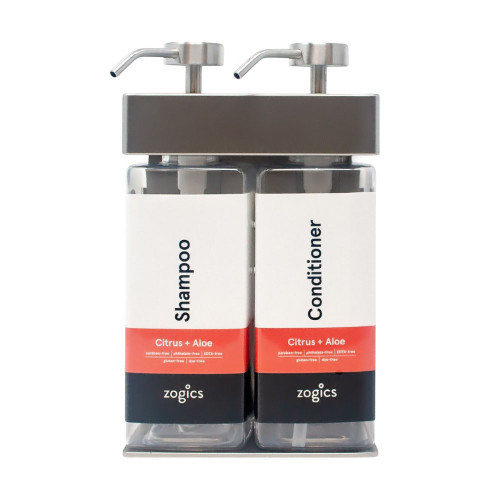 Zogics Citrus & Aloe SOLera Rectangle 2 Chamber Refillable Dispenser