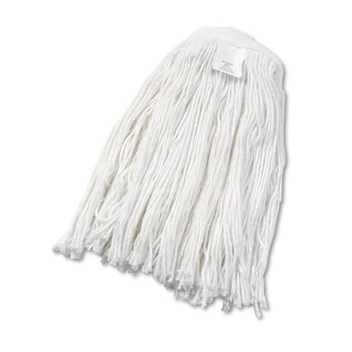 Boardwalk Cut-End Wet Mop Head, Rayon, No. 24, White (12/case)