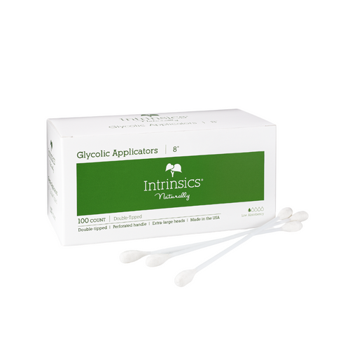 Glycolic Applicators 8", Non-absorbent Fiber, Double-tipped | Intrinsics