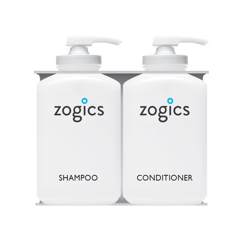 Zogics Bulk Personal Care 2 Chamber Refillable Dispensers