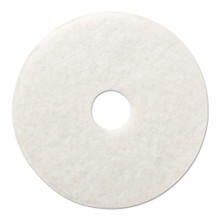 Boardwalk Standard 12" Diameter Polishing Floor Pads, White, 4012WHI (5/case)