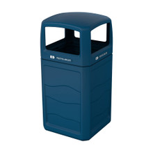 Renegade 50 Gallon EFS Square Outdoor Recycling Bin | Busch Systems