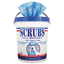 Hand Cleaner Towels, 72/Bucket | Scrubs
