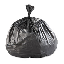 56 Gallon Can Liners, 43" x 48", 22 Mic, High-Density, Commercial Grade, Black (150/Case) | Inteplast Group
