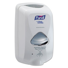 Purell TFX-12 Touch Free Hand Sanitizer Dispenser, 1200 mL, White/White, 2720-12